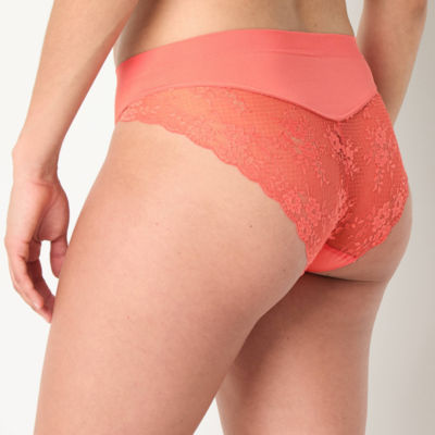 Ambrielle Seamless  Lace High Cut Panty 12p050