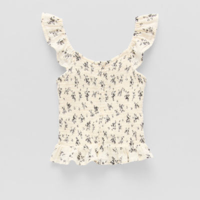 Thereabouts Little & Big Kid Girls V Neck Sleeveless Tank Top