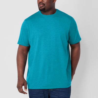 St. John's Bay Super Soft Big and Tall Mens Crew Neck Short Sleeve T-Shirt