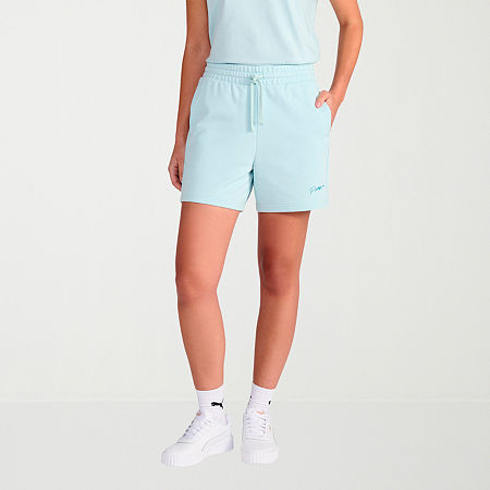 PUMA Womens 5" Adjustable Waist Drawstring Waist Active Pull-On Short, Xx-large, Blue