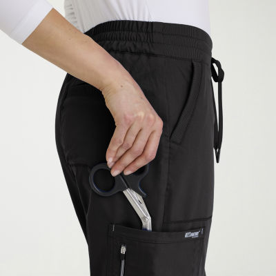 Grey's Anatomy™ by Barco Classic Grp735 Erin 5-Pocket Mid-Rise Fit & Flare Leg Womens Plus Tall Stretch Fabric Moisture Wicking Scrub Pant