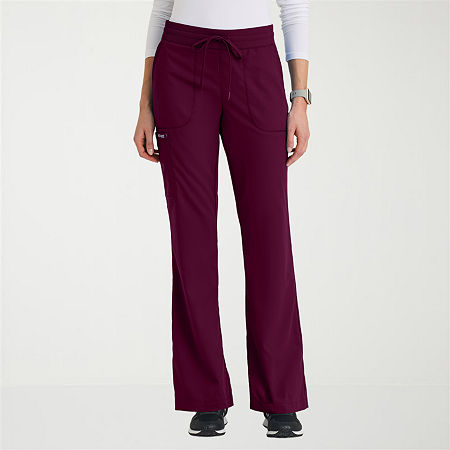 Grey's Anatomy by Barco Classic Grp735 Erin 5-Pocket Mid-Rise Fit & Flare Leg Womens Plus Tall Stretch Fabric Moisture Wicking Scrub Pant, Xx-large, R