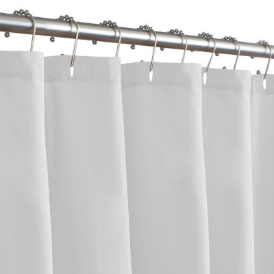 Maytex 70" x 71" Fabric Shower Curtain Liner, Color White JCPenney