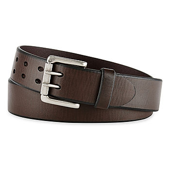 Levi's® Brown Leather Belt w/ Double Prong, Color: Brown - JCPenney