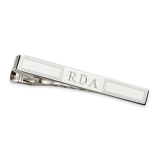 Personalized Sterling Silver Tie Bar
