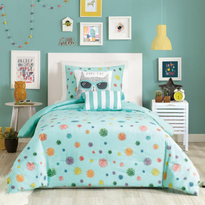 Urban Playground Pom Pom Comforter Set
