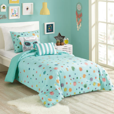 Urban Playground Pom Pom Comforter Set