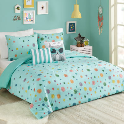 Urban Playground Pom Pom Comforter Set