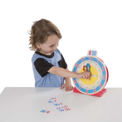 Melissa & Doug Turn & Tell Wooden Clock