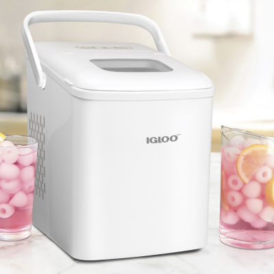 Igloo 26 Lb Self Cleaning Ice Maker with Carrying Handle