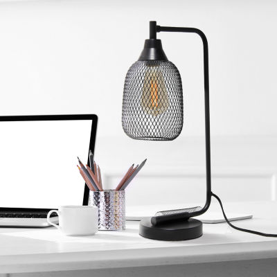 Industrial Mesh Desk Lamp