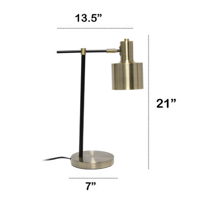 Mid Century Modern Metal Table Lamp