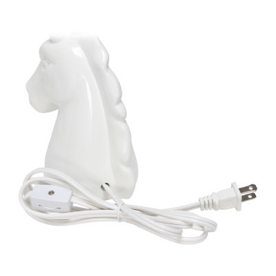 All the Rages Blue Sparkling Unicorn Resin Table Lamp