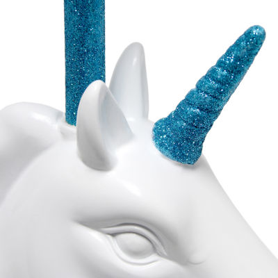 All the Rages Blue Sparkling Unicorn Resin Table Lamp
