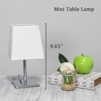 Square Shade Metal Table Lamp