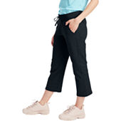 Hanes Women's French Terry Pocket Capri, Black : Clothing,  Shoes & Jewelry