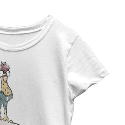 Pua Little & Big Kid Girls Crew Neck Short Sleeve Slim Fit Moana Graphic T-Shirt