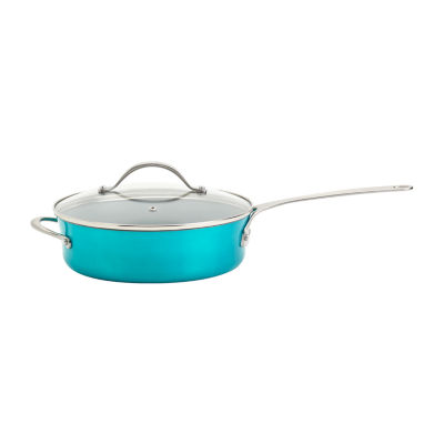 Granitestone Blue 2.5qt. Sauce Pan with Tempered Glass Lid, Color: Blue -  JCPenney