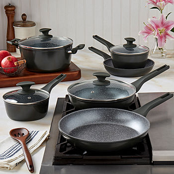 Emeril Lagasse Forever Pans, 10 Piece Cookware Set with Lids and