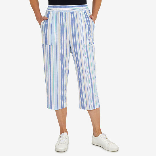 Alfred Dunner Set Sail Mid Rise Capris