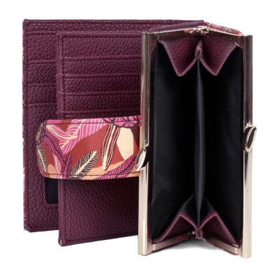 Julia Buxton Lexington Womens RFID Blocking Bifold Wallet