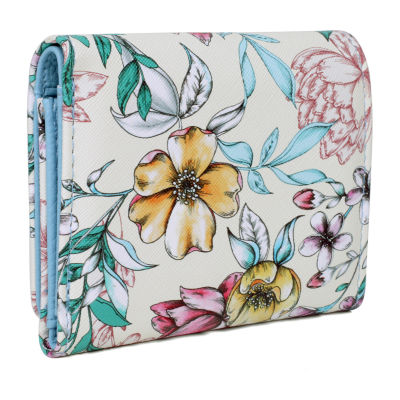 Julia Buxton Medium Trifold Womens RFID Blocking Wallet