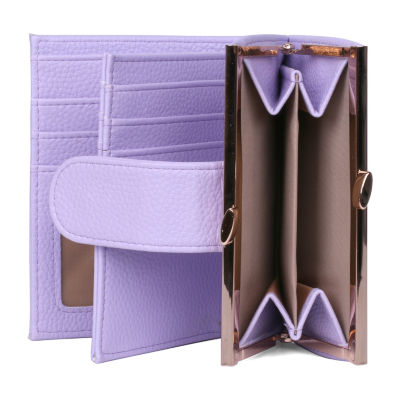 Julia Buxton Lexington Womens RFID Blocking Bifold Wallet
