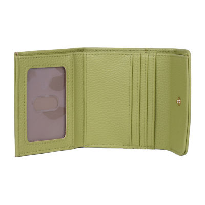 Julia Buxton Mini Trifold Womens RFID Blocking Trifold Wallets