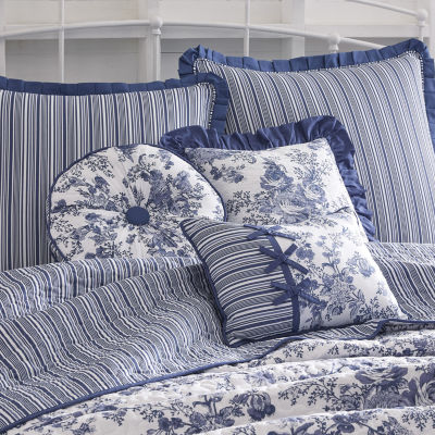 Laurel Manor Toile Garden Cotton Bedspread