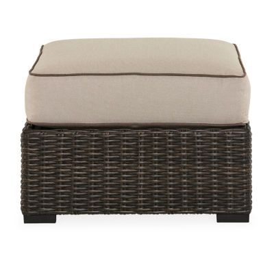 Signature Design by Ashley® Coastline Bay Outdoor Ottoman with Cushion
