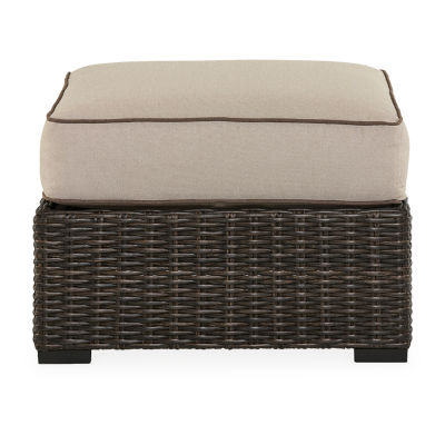 Signature Design by Ashley® Coastline Bay Outdoor Ottoman with Cushion
