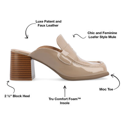 Journee Collection Womens Bayley Block Heel Pumps