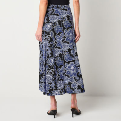 Black Label by Evan-Picone Womens Maxi Skirt