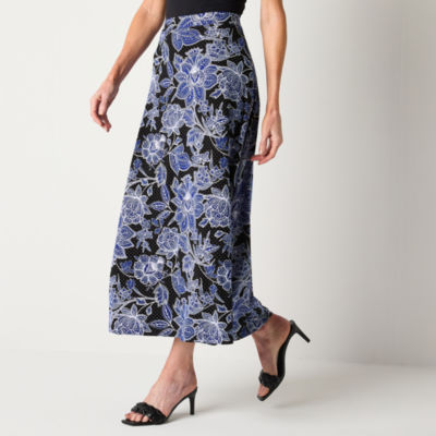 Black Label by Evan-Picone Womens Maxi Skirt