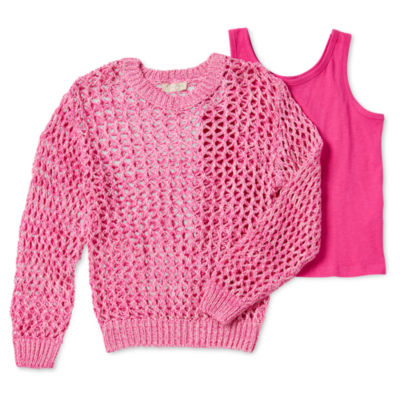 Jessica Simpson Big Girls 2-pc. Sweater Set
