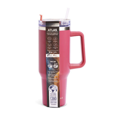 Hydragear Powder 40oz. Atlas Water Bottle with Straw