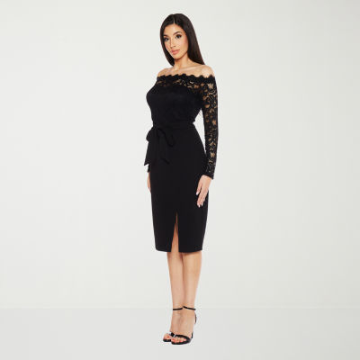 Premier amour short sleeve lace sheath dress hotsell