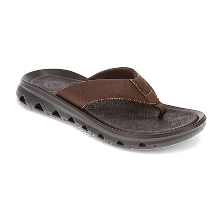 Dockers Mens Luka Flip-Flops, 11 Medium, Brown