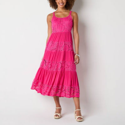 Robbie Bee Womens Sleeveless Maxi Dress