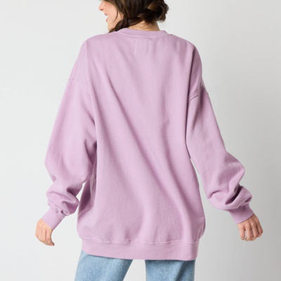 Billabong Womens Juniors Crew Neck Long Sleeve Sweatshirt