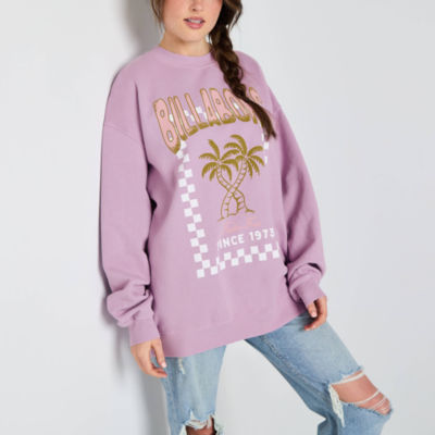 Billabong Womens Juniors Crew Neck Long Sleeve Sweatshirt