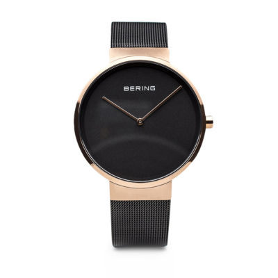 Bering Mens Two Tone Mesh Bracelet Watch-14539-166