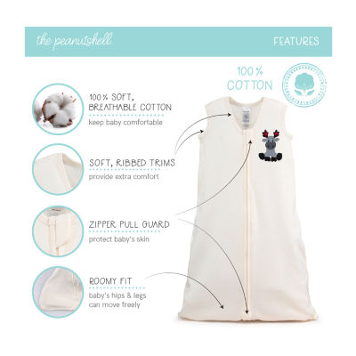 The Peanutshell Baby Unisex Sleeveless 2-pc. Sleep Sack