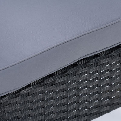 Parksville Patio Collection 6-Piece Sectional Set With Two Chairs