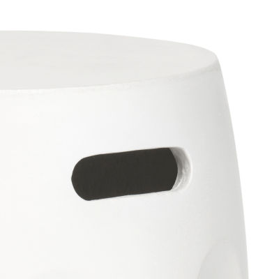 Safavieh Zuri Patio Collection Weather Resistant Concrete Side Table