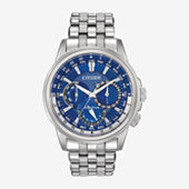 Citizen Quartz Mens Chronograph Silver Tone Stainless Steel