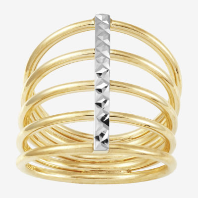 Made Italy Womens 14K Gold Band