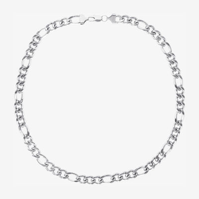 Shaquille O'Neal XLG™ Mens Stainless Steel 24 Inch Figaro Chain Necklace