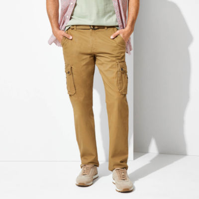 St. John's Bay Belted Mens Straight Fit Cargo Pant