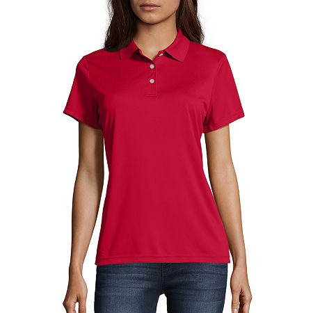 Hanes Womens Cool-DRI Short Sleeve Performance Polo Shirt, Xx-large, Red